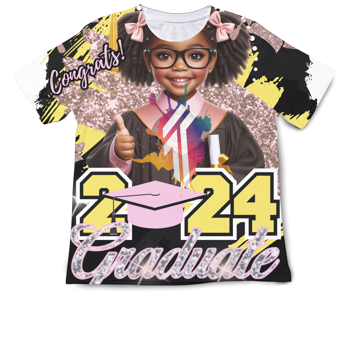 Graduation All Over T-shirt