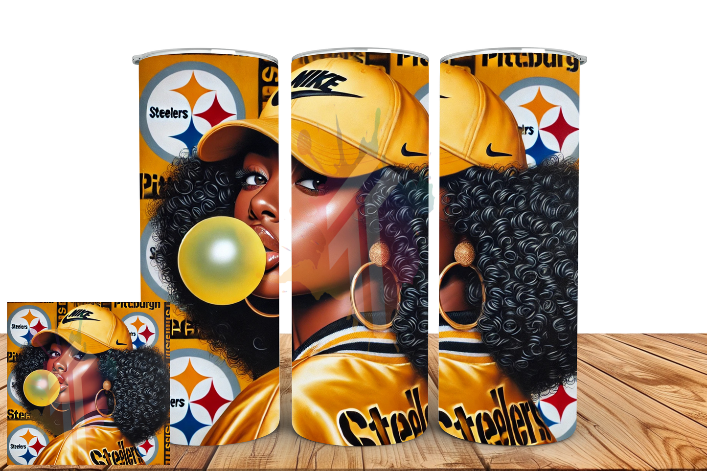 Steelers Fan 20oz Tumbler