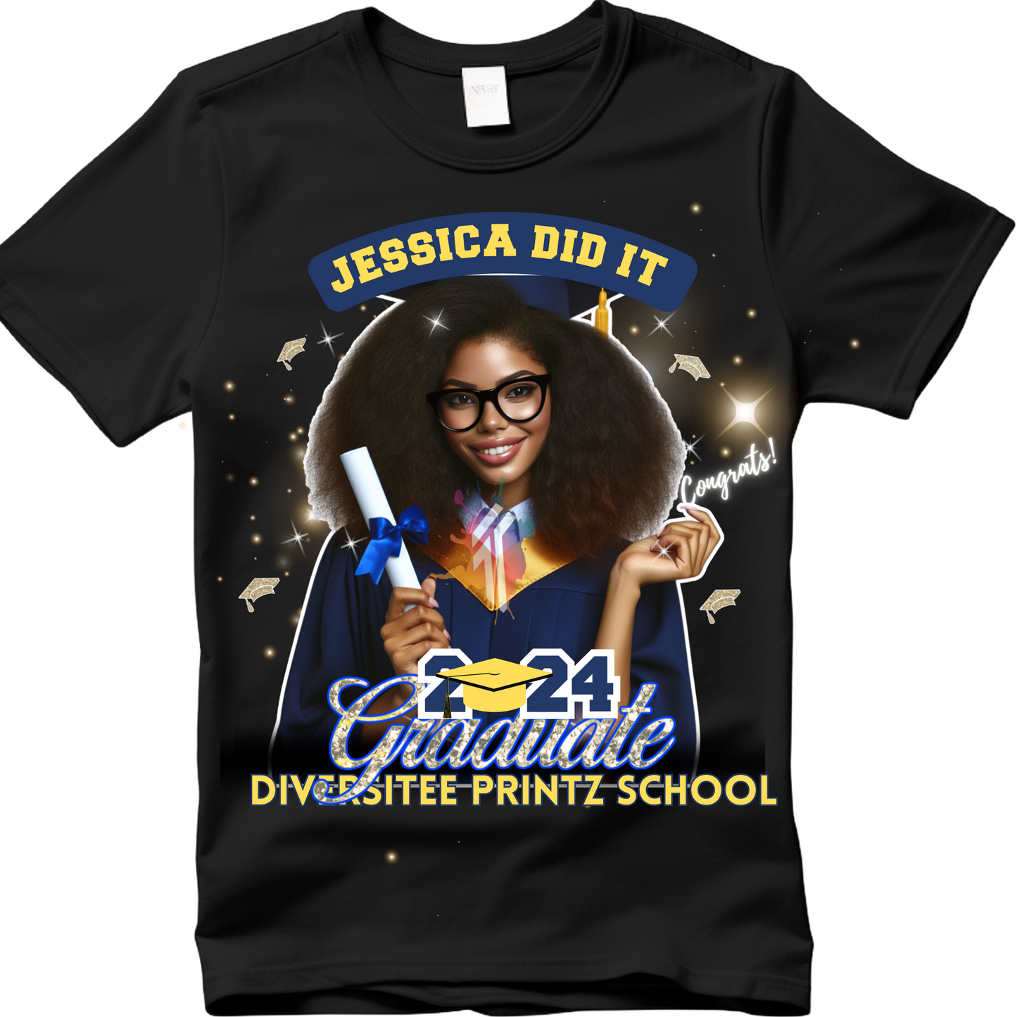 Jessica Did It Graduation Shirt