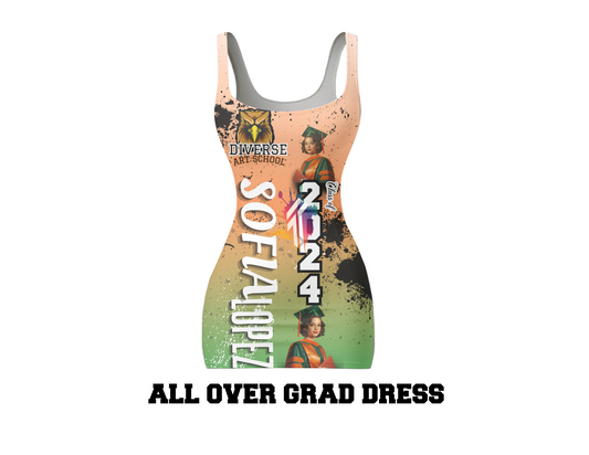 All Over Grad Dress
